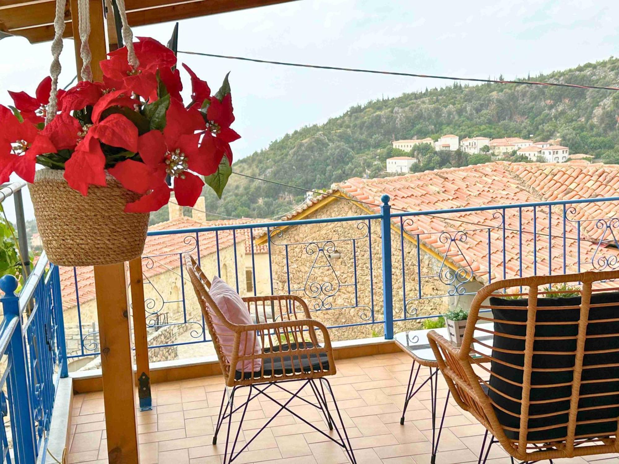 Kalderimi View House Villa Dhermi Bagian luar foto
