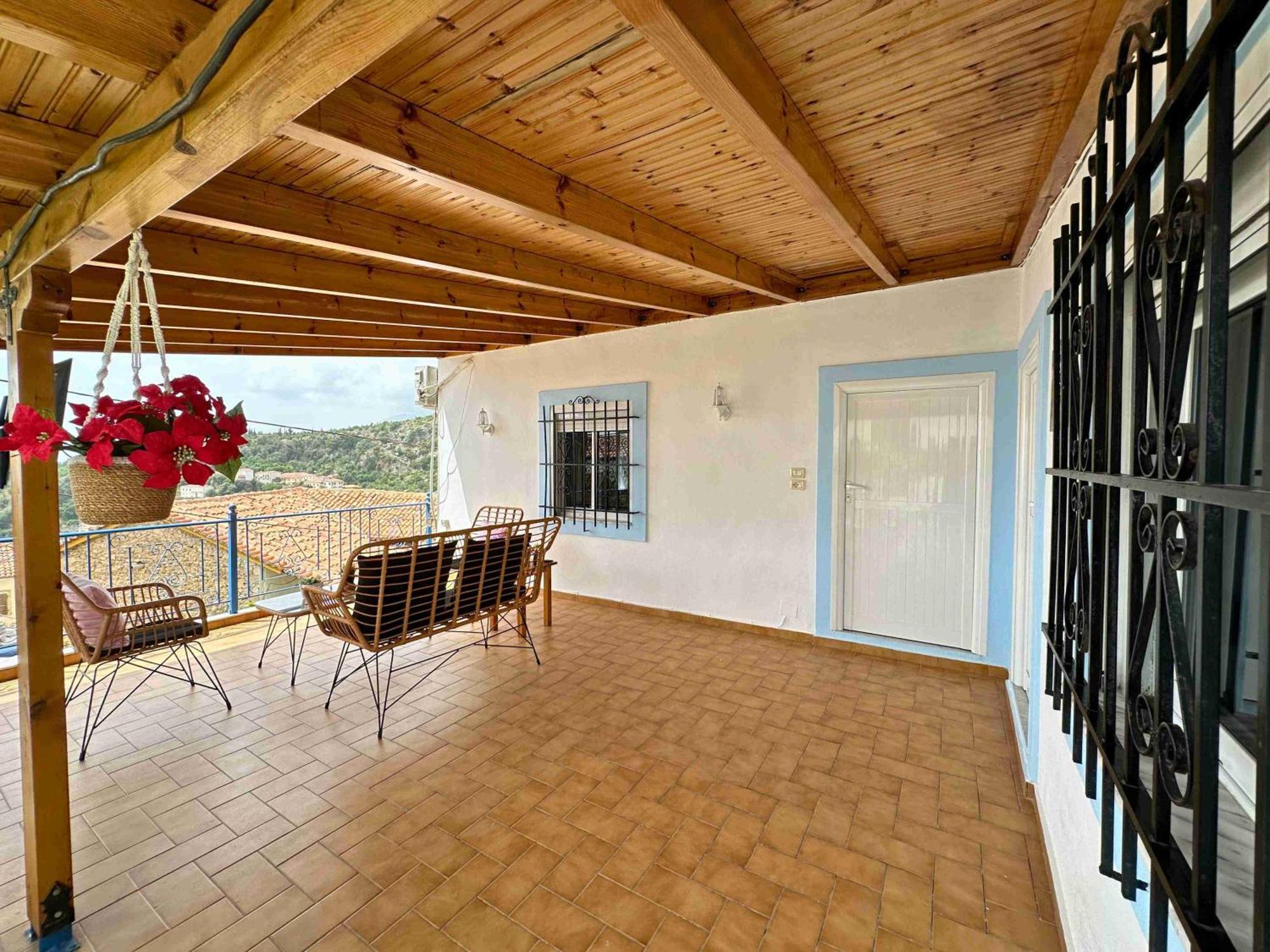 Kalderimi View House Villa Dhermi Bagian luar foto